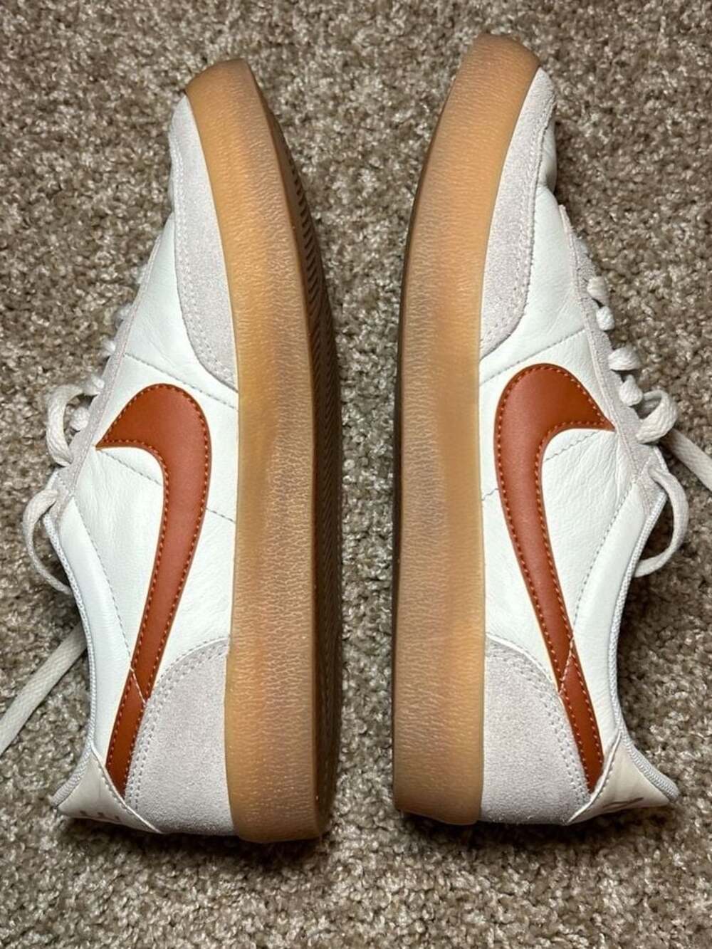 Nike Killshot 2 Leather Sail/Gum Yellow Shoes - Picture 4 of 11